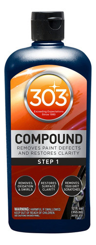 303 Compound - Elimina Defectos De Pintura Y Restaura La Cla 0