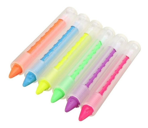 Set Maquillaje Artístico Colores Neon Pintura Cara Disfraz 1