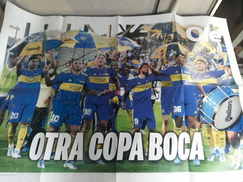 Poster Boca Campeon Copa De La Liga 2022 Muy Bueno Doble 0