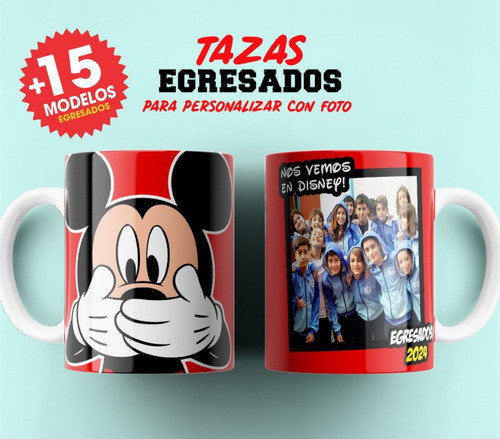 Plantillas Sublimar Tazas Egresados 2023 Con Foto #2 1
