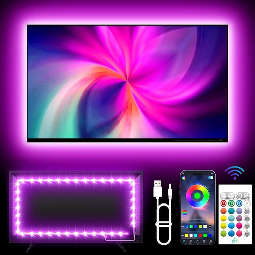 Retroiluminación De Tv Kantutoe, Luces Led De 13,1 Pies Para 0