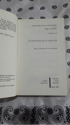 La Filosofía En El Siglo Xx.  Yvon Beleval 1