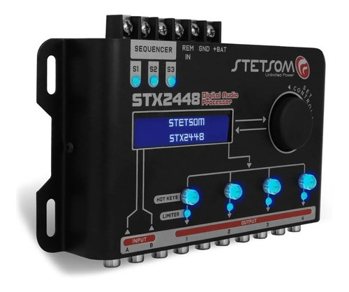 Processador Stetsom Stx 2448 Radical Som 0