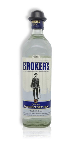 Broker's Gin London Dry Destilado In England 750ml Premium 0