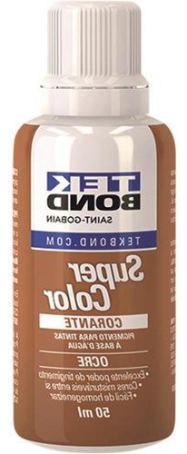 Corante Tekbond Ocre 50ml - Kit C/12 Unidades 1