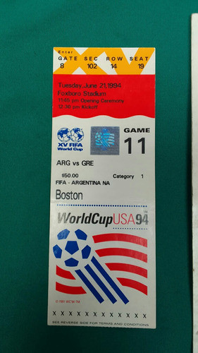 Boleto Usa 94 1
