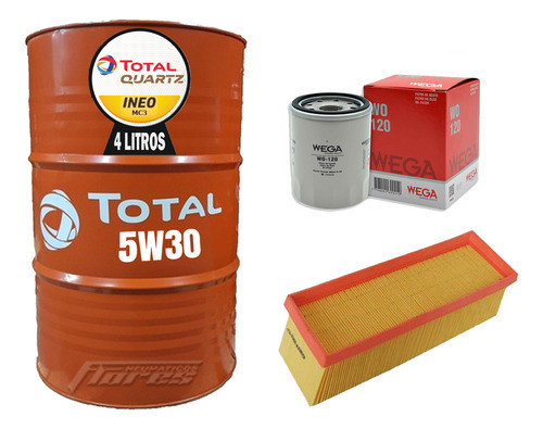 Cambio De Aceite 5w30 4l + Kit Filtros Fiat Mobi Firefly 1.0 0