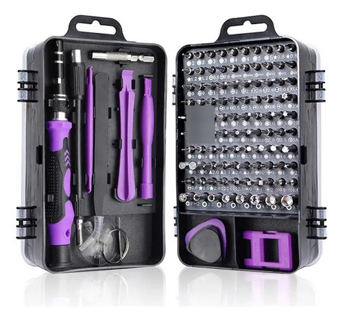 Juego De 115 Piezas Destornilladores De Precision Y Accesori 0