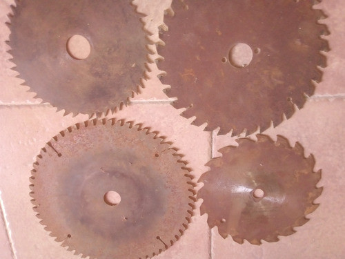 4 Hojas Circular Para Escuadra Dora De Carpintería 0