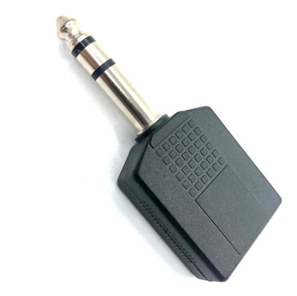 Plug 1 Macho 6,5 Stereo / 2 Hembras 6,5 Stereo 0