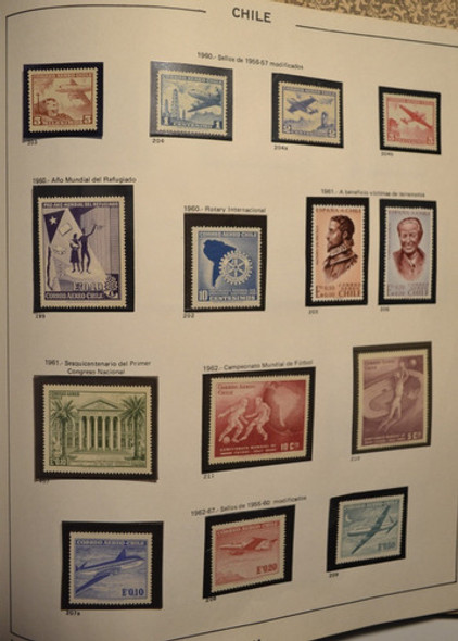 Cha203 Chile Varias Series Compl. Correo Aéreo 1960-62 Mint 1