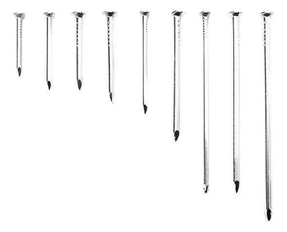 Clavos De Acero Cab.plana 3,30x70mm X100un -diam 3,30mm 0 Clavos De Acero Cab.plana 3,30x70mm X100un -diam 3,30mm 0