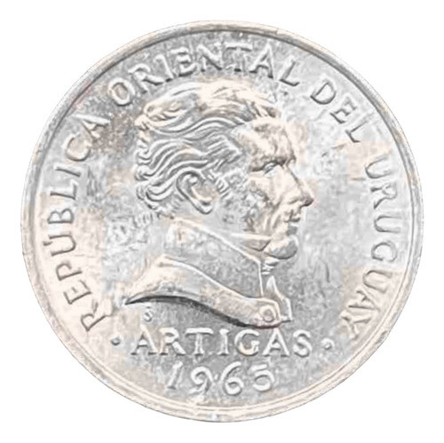 Uruguay - 50 Centavos - Año 1965 - Km #45 - Aluminio : 1