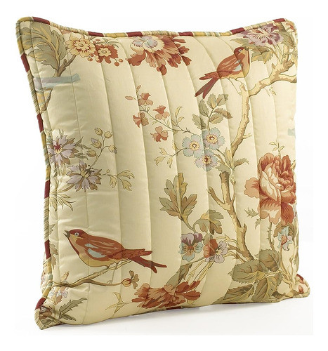 Waverly Charleston Chirp 20inch Por 20inch Acolchado Cuadrad 0