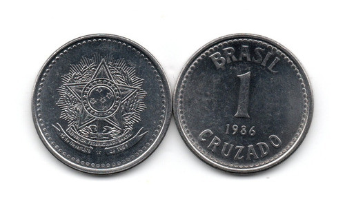 Brasil Moneda 1 Cruzado Año 1986 Km#605 0