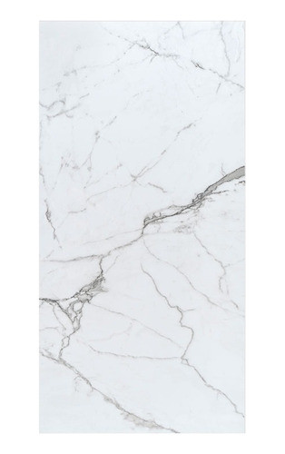 Semi Gres Revestimiento Blanco Marmolado 55x110 Ancha Rectif 0