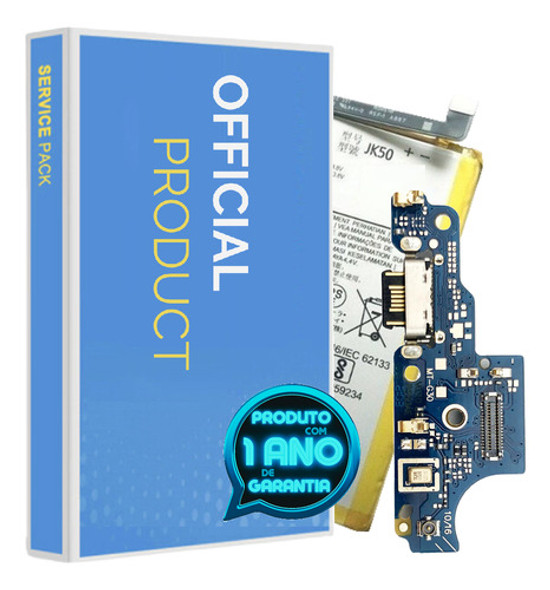 Conector Placa + Carga Rápida Para Moto G30 Xt2129 + Battria 1