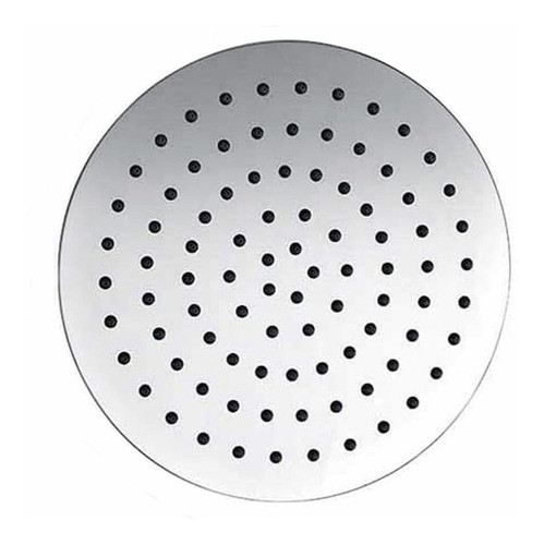 Roseta Redonda Para Ducha Cr Slim Air Acero Inox 1