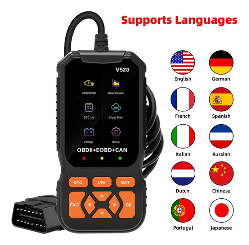 Escaner Obd Profecional V520 1