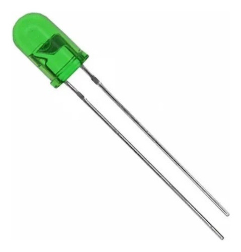 Leds Verde 5mm Difuso X500pcs 0