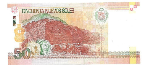 Billete Peru 50 Nuevos Soles Año 2013 Sin Circular 1