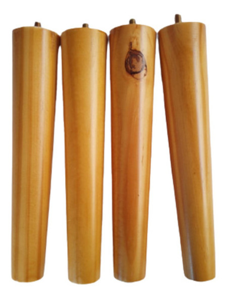 Pézinho Para Móveis Sofá Cadeira Rack Poltronas Kit 4, 25cm 0
