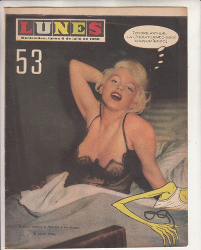 1957 1959 2 Marilyn Monroe Only The Cover Uruguay Magazine 0