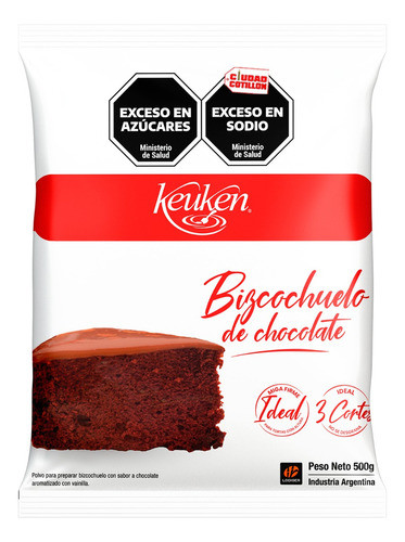 Premezcla Bizcochuelo Chocolate 500g Keuken-ciudad Cotillón 0