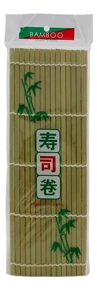 Matt Sushi Bambú Esterilla Plana 27x27cm X10unid. 1