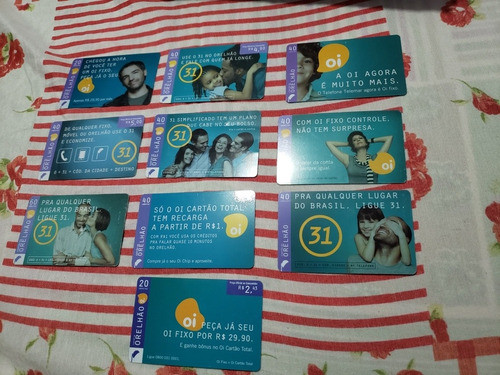 10 Cartões  De Orelhão  Usado 1