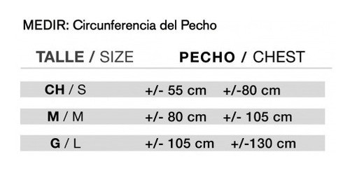 Body Care Espaldera Elastizada Talle 2 / M 1