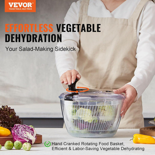 Secador De Lechuga Y Verduras De 47,5 Cm³, Fácil De Usar 1