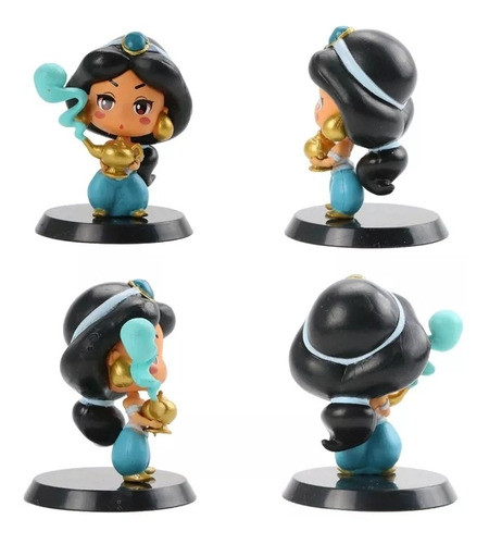 Princesa Mini Figura Colección Decoración Muñeca Jazmín 0