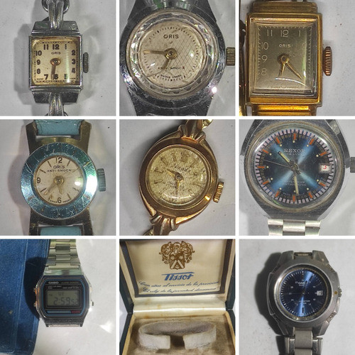 Lote Antiguos Relojes De Pulsera Varias Marcas 0