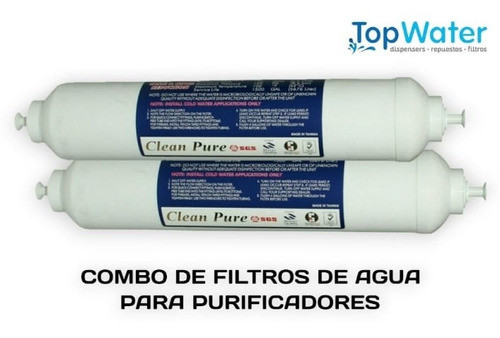 2 Filtros Inline Para Dispensers De Agua De Todas Las Marcas 0
