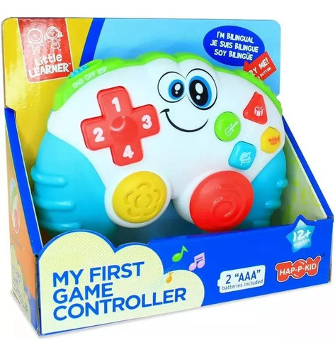 Joystick Bebe Didactico Interactivo Bilingue Luz Y Sonido 0