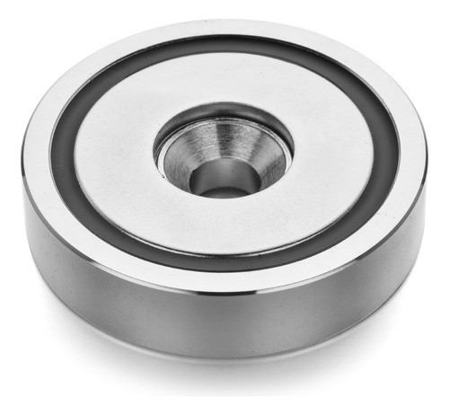 5un Fixador Magnético 20mm Furo Escareado Força Aprox. 8kg 1