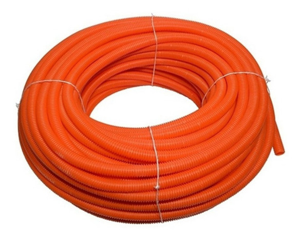 Rollo X 50 Metros De Caño Corrugado 25 Mm Naranja - Tyt 0
