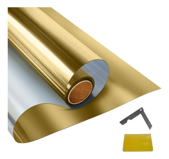 Polarizado Auto Film  Rollo 3 Mt X 0.50 Espejado Dorado 1 Polarizado Auto Film  Rollo 3 Mt X 0.50 Espejado Dorado 1