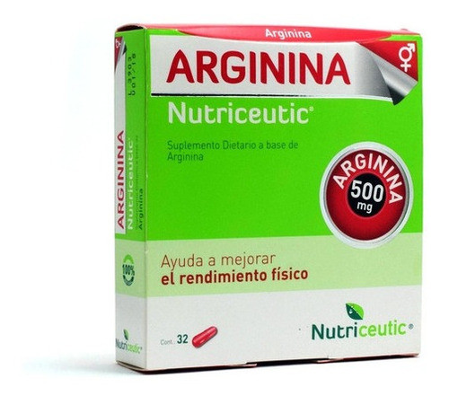 Nutriceutics Arginina Por 32 Cápsulas 0