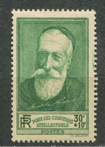 Francia Sello Estampilla Yvert 343 Mh Anatole France 1937 0