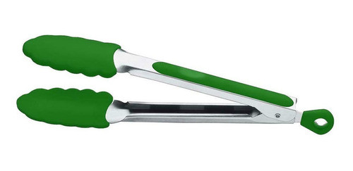 Pegador Em Silicone E Aço Inox Verde 34 Cm D6111-vd 0