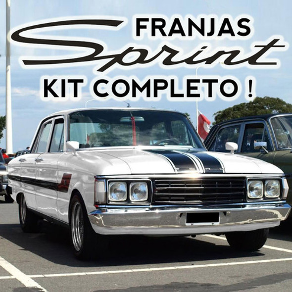 Franjas Ford Falcon Sprint Kit Completo En Vinilo (ploter) 1
