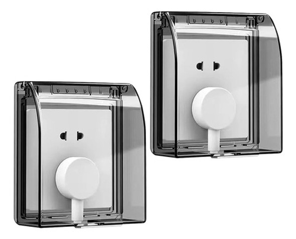 Set X2 Cubierta Caja Protectora De Enchufe Toma Corriente © 0