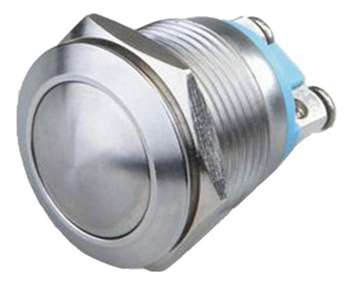 Interruptor Pulsador Metalico Redondo 2a 250 Volts -escar 0