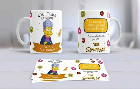 40' Plantillas Sublimación Tazas Los Simpsons 0