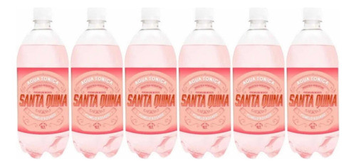 Pack X6 Santa Quina Pomelo Rosado X1 Lt. - Gaseosa Sin Tacc 0