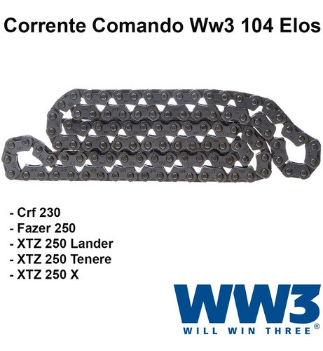 Corrente Comando Fazer 250 2010 2011 2012 2013 2014 Ww3 1