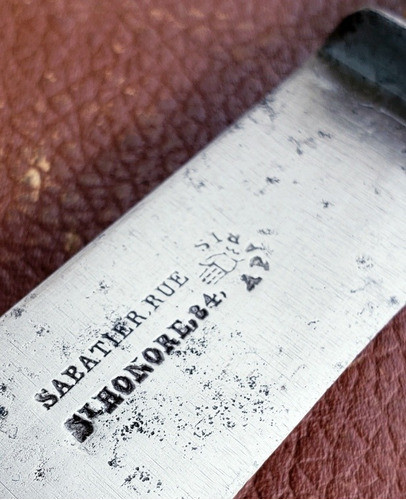 Cuchillo Antiguo Francés Sabatier Acero París 0
