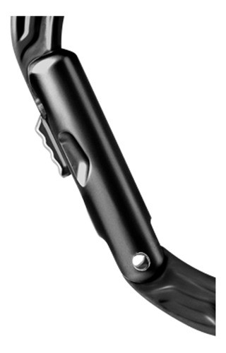 Mosquetón Oval Aluminio Con Seguro Edelrid Kiwi Night Slider 1